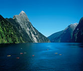 Mitre Peak, Milford Sound, Fiordland - click for more.