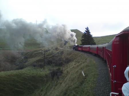 Weka Pass Railway heading to Waikari, North Canterbury