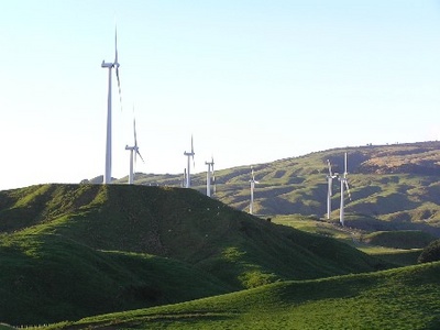 Windfarm Near Wellington by Tony Sutherland