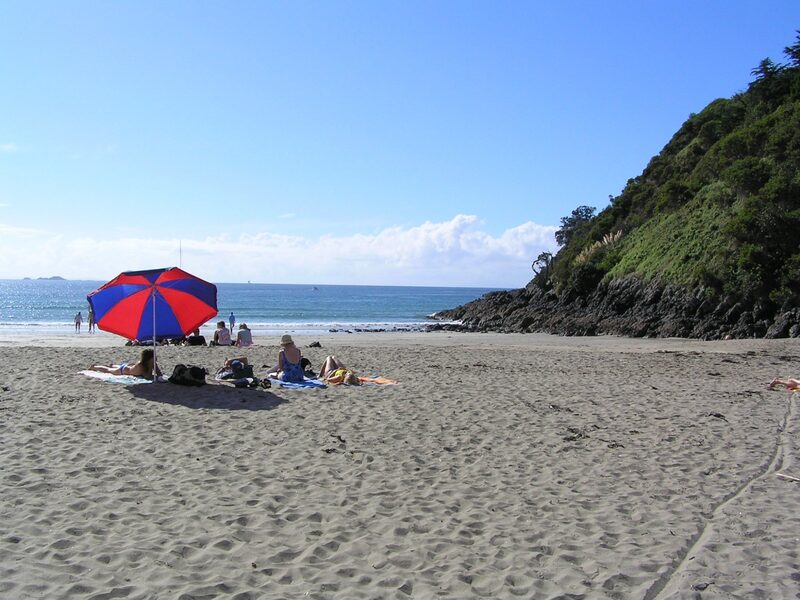 Waiheke Island beach near Auckland New Zealand
